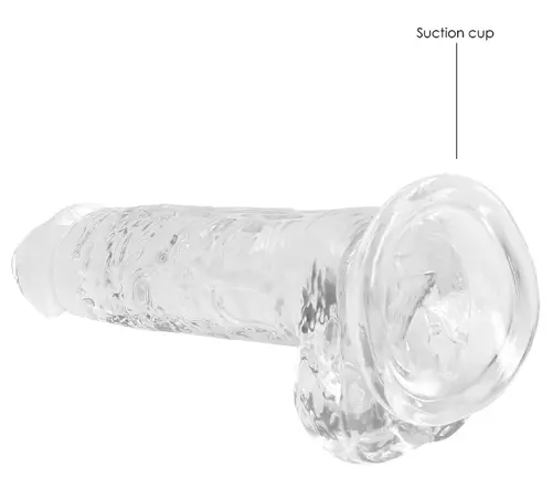 Dildo Crystal Clear Transparent 14 x 3.5cm – 4/6