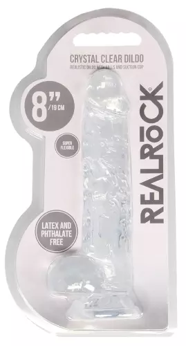 Dildo Crystal Clear Transparent 16 x 4cm – 2/6