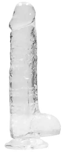 Dildo Crystal Clear Transparent 16 x 4cm – 3/6