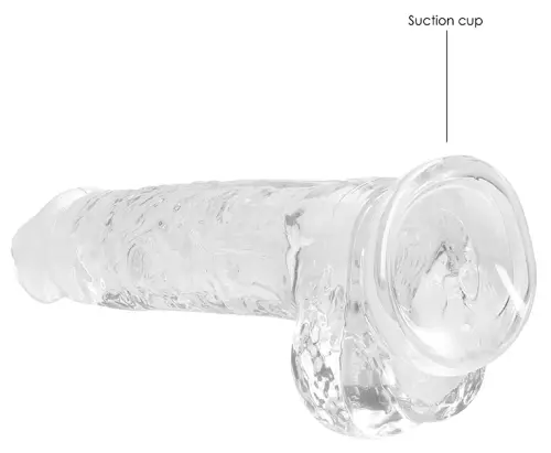 Dildo Crystal Clear Transparent 16 x 4cm – 4/6