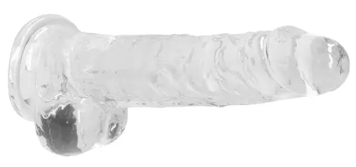 Dildo Crystal Clear Transparent 16 x 4cm – 5/6