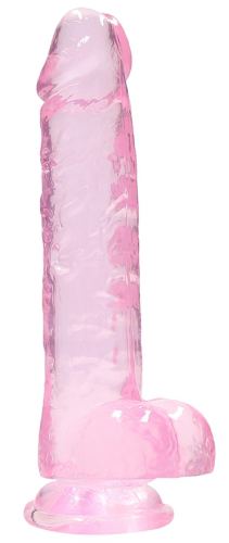 Dildo Crystal Clear 16 x 4cm Rosa