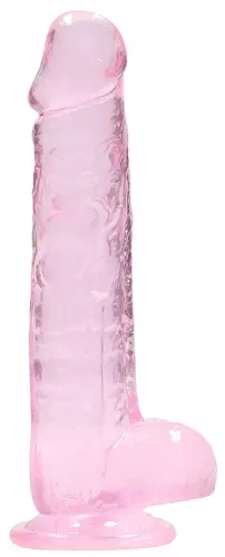 Dildo Crystal Clear 16 x 4cm Rosa – 3/6