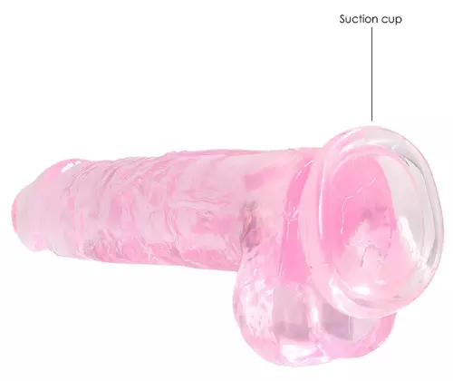 Dildo Crystal Clear 16 x 4cm Rosa – 4/6