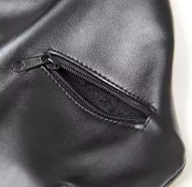 Maske mit Reißverschluss Strict Hood Schwarz – 5/6