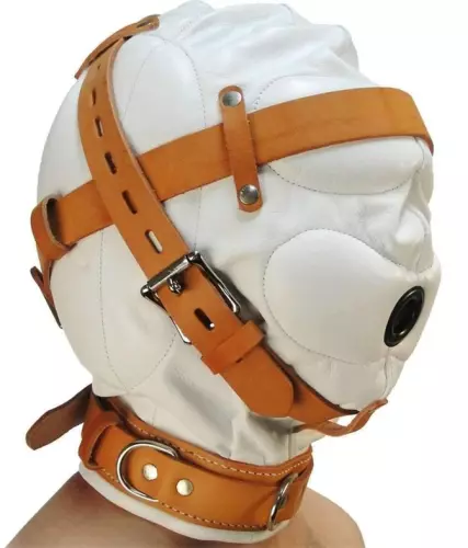 Kopfhaube Camisole Head Weiß – 1/4