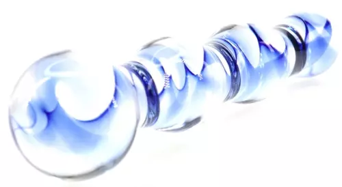 Glaskörper Screw Beads 17 x 3,5 cm – 3/4