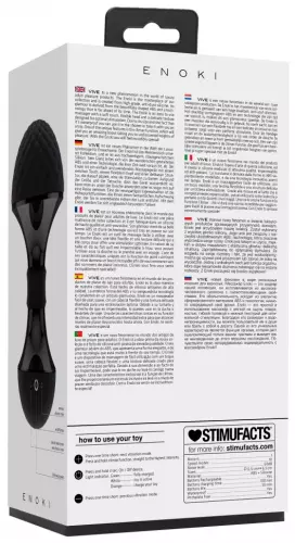 Clitoris stimulator Enoki Vive 12.5cm Zwart – 6/6