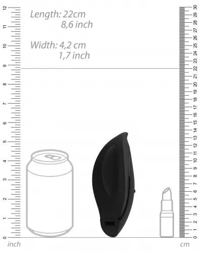Klitoris-Stimulator Minu 10 x 5cm Schwarz – 5/6