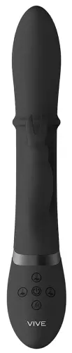 Vibrator konijn Halo 24.5 x 3.5cm Zwart – 4/6