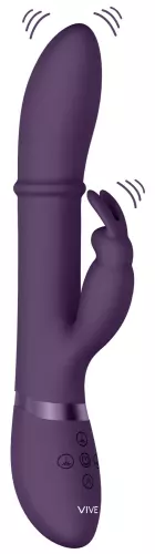 Vibrator konijn Halo 24.5 x 3.5cm Paars – 3/6