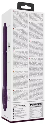 Vibrator konijn Halo 24.5 x 3.5cm Paars – 6/6