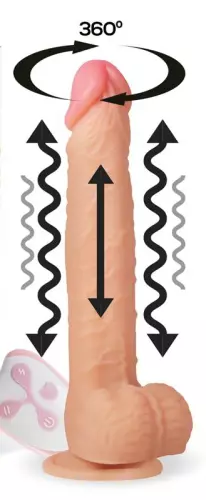 Rotierender Dildo Cesur Centauro 18 x 4cm – 1/10