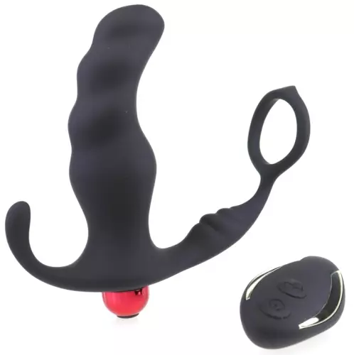 Cock Ring und vibrierender Analplugg Knight 10 x 3.5cm – 11/11