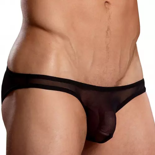 Bikini BRAZILIAN POUCH Schwarz – 1/4