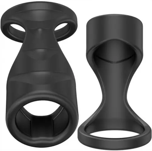Flexible Penismanschette Twins 8 x 4 cm – 5/6