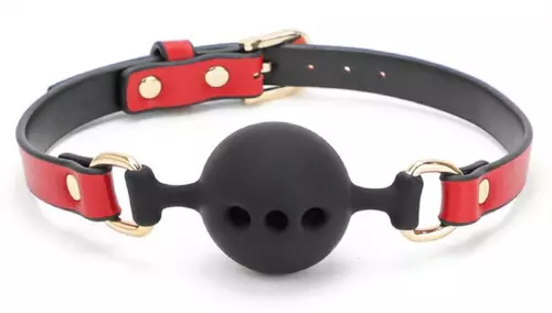 SM Bondage Set 8 Teile Rot-Schwarz – 2/5