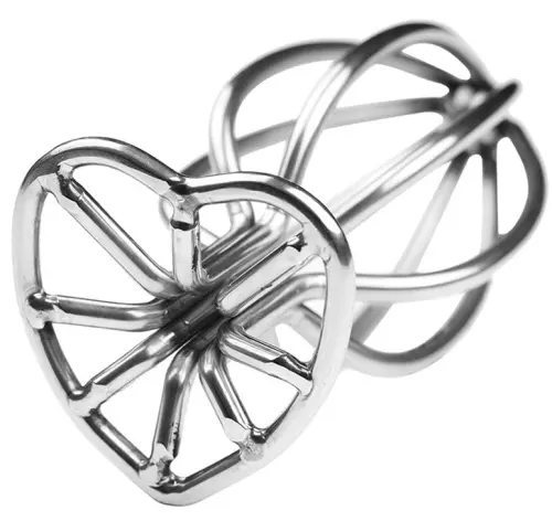 Metall-Plug Heart Line S 5,5 x 2,9cm – 5/8