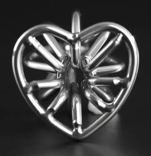 Metall-Plug Heart Line L 8 x 4,2cm – 2/9