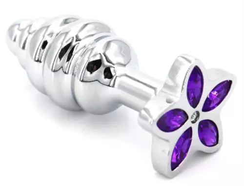 Schmuck-Plug Star 6,5 x 2,8cm Violett – 2/8