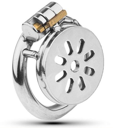 Keuschheitskäfig aus Metall Flat 2cm