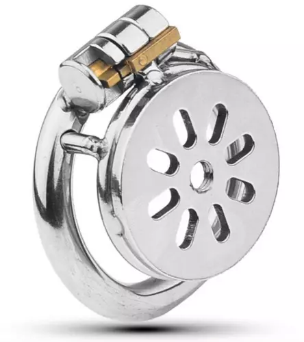 Keuschheitskäfig aus Metall Flat 2cm – 1/6