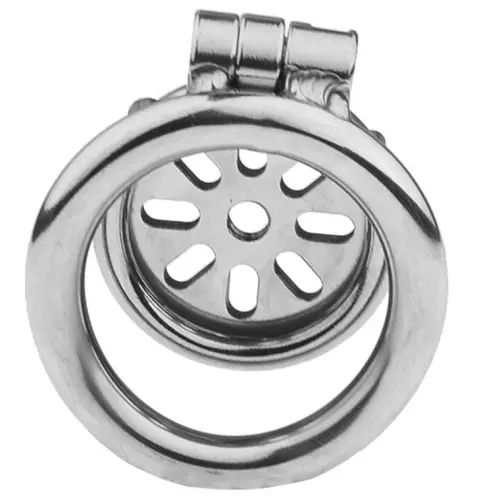 Keuschheitskäfig aus Metall Flat 2cm – 3/6