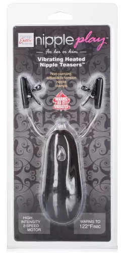 Vibrierende Nippelklemmen Nipple Teaser Schwarz – 2/3