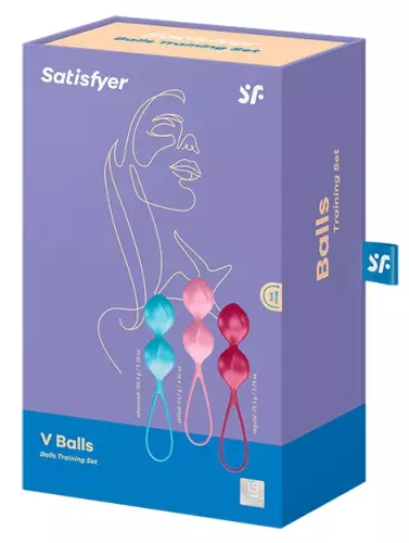 Geisha-Kugeln V-Balls Satisfyer 8 x 3.4cm – 2/5