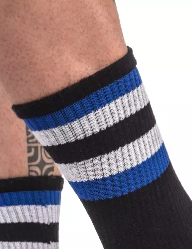 Sokken HALF FETISH Zwart-Blauw-Grijs – 2/2