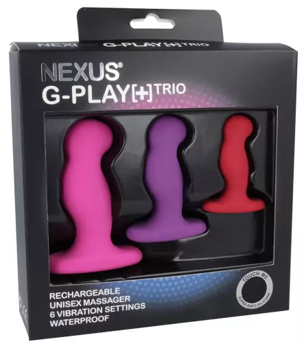 Set aus 3 vibrierenden Stöpseln G-Play Nexus – 2/3