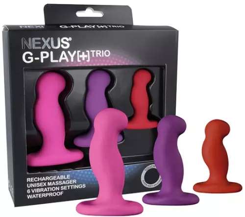 Set aus 3 vibrierenden Stöpseln G-Play Nexus – 3/3