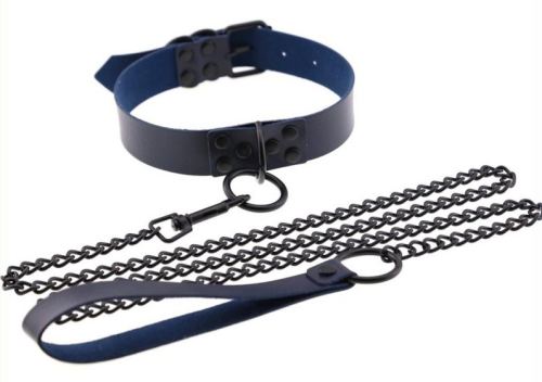 Punk Halband-Leiband Donkerblauw