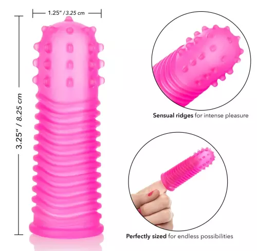 Fingerhülle Finger Tingler Rosa x2 – 4/5