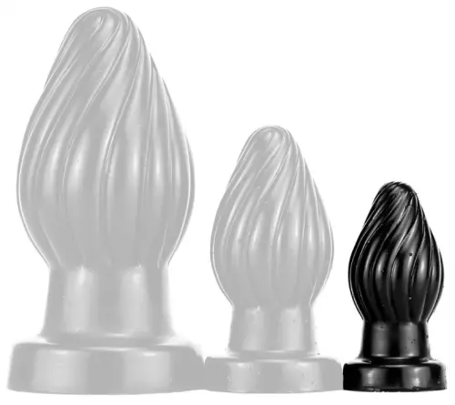 Plug Spiral S 7 x 3.5cm Schwarz – 1/2