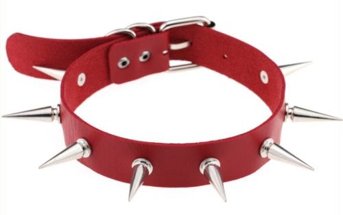 Spike Necklace Piky Lish Red