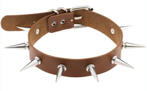 Spike Necklace Piky Lish Brown