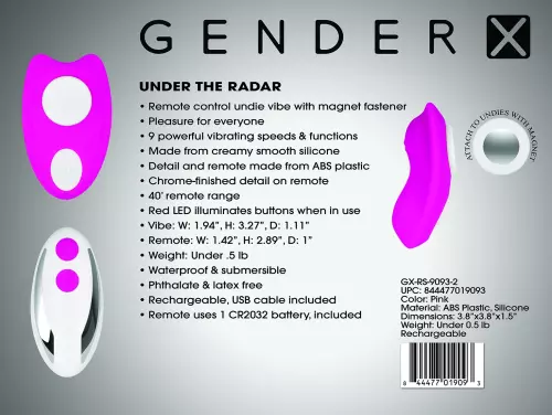 Clitoris-stimulator op afstand Under The Radar 9 Trillingen – 4/4