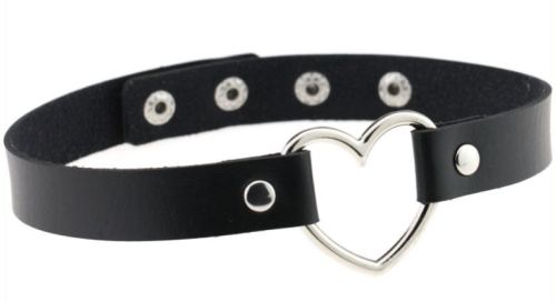 Choker HEART LISH Black