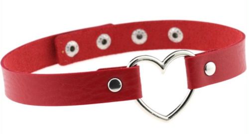 Heart Lish Red Choker