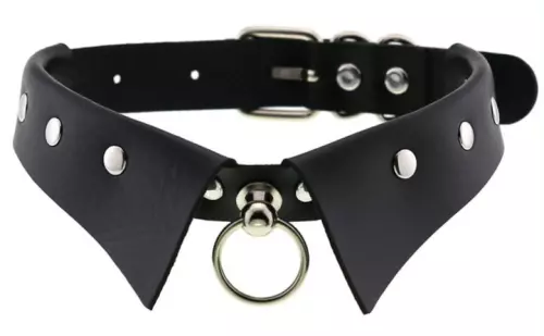 Halsband GOTHIC RING Schwarz – 1/3