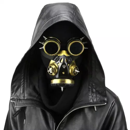 Maske und Brille Splice Gold – 1/4