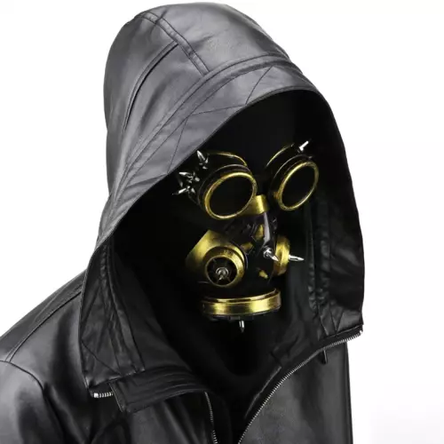 Maske und Brille Splice Gold – 3/4