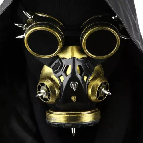 Maske und Brille Splice Gold – 4/4