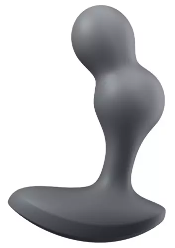 Ass Tunnel Plug Silicone Zwart Medium 7 x 5.2 cm – 8/9