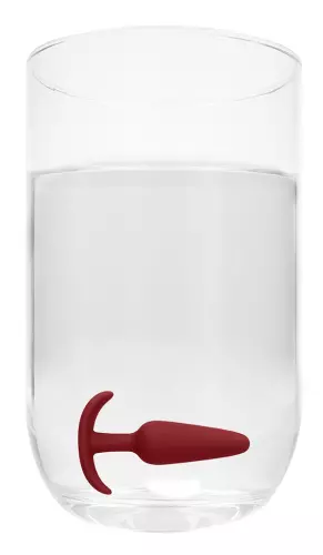 Analplug Silikon Slim Butt 7,5 x 2cm Rot – 6/6