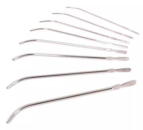 Kit mit 8 gebogenen Harnröhrenstäben Van Buren 22cm - Durchmesser 3 bis 7mm – 1/4