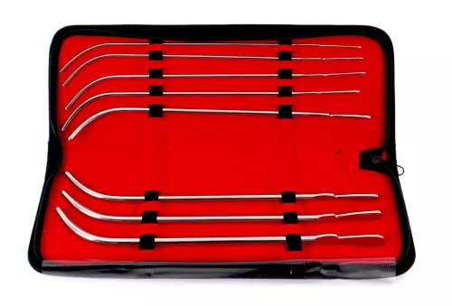 Kit mit 8 gebogenen Harnröhrenstäben Van Buren 22cm - Durchmesser 3 bis 7mm – 3/4