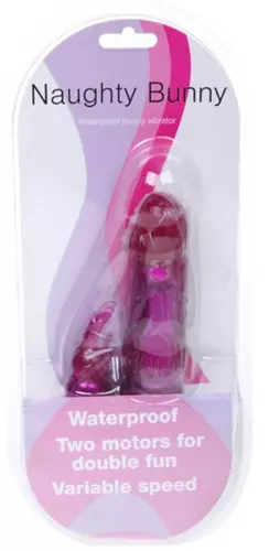 Vibrirendes Kaninchen Puppy Vibrator Violett – 2/9