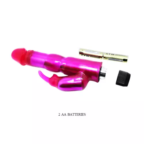 Vibrirendes Kaninchen Puppy Vibrator Violett – 8/9